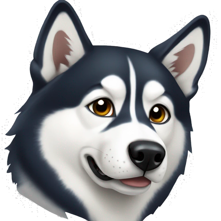 Siberian husky emoji