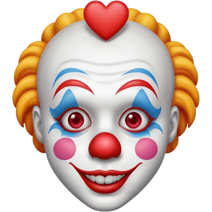 Art the clown with heart eyes emoji