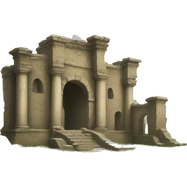ruins emoji