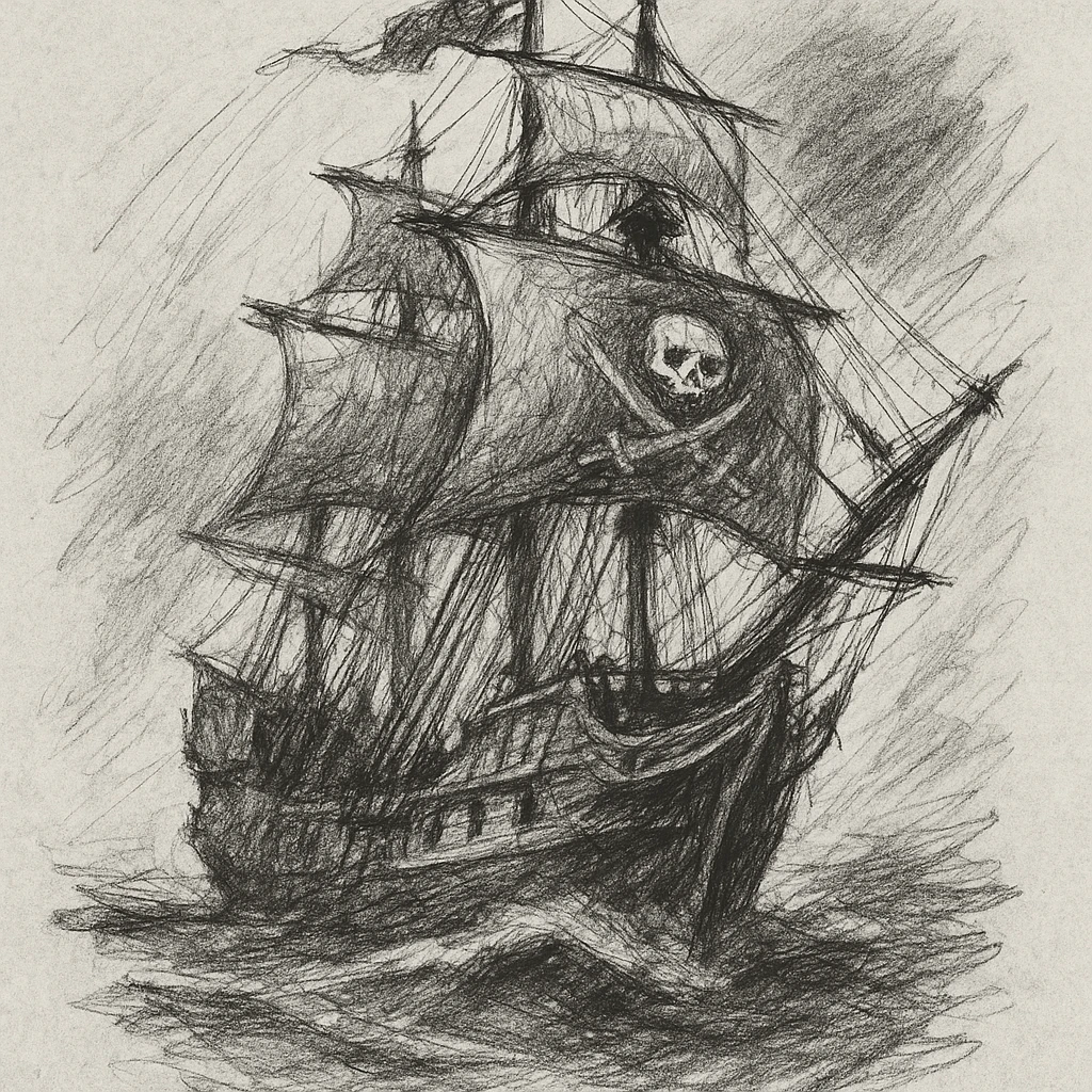 pirate ship emoji
