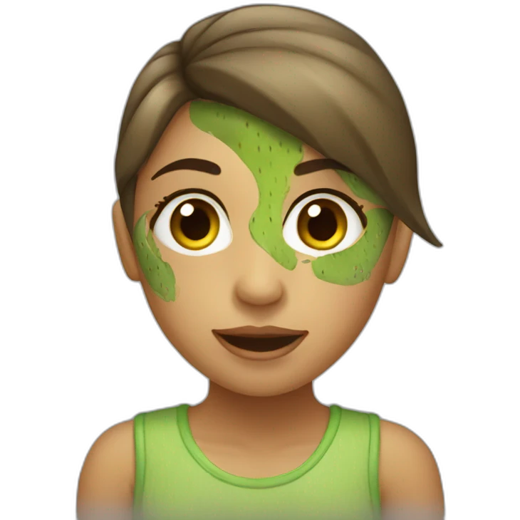 kiwi girl emoji
