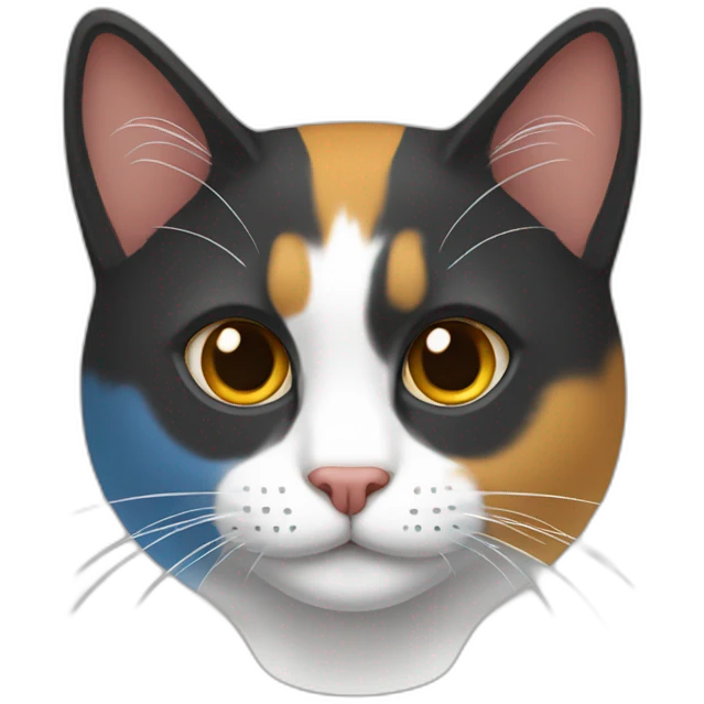 Gato tricolor emoji