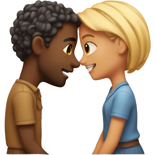 sweet moment between lovers emoji
