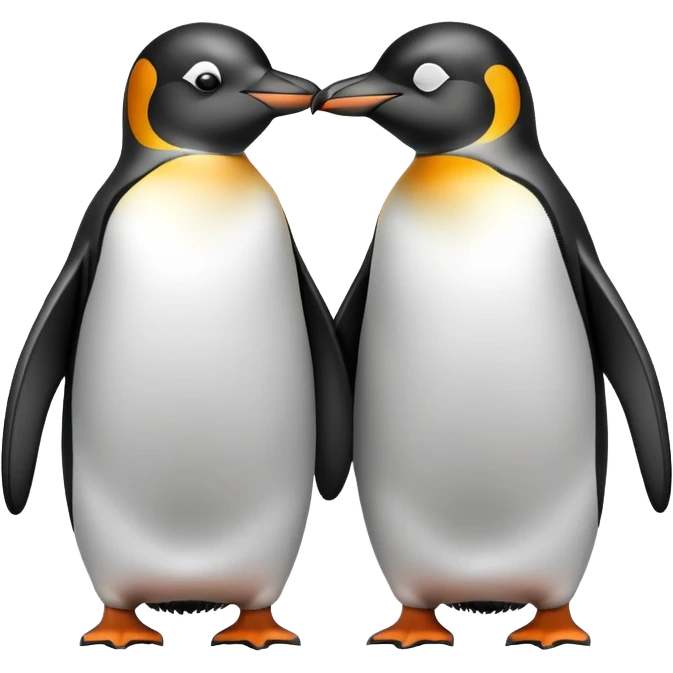 Penguin Love￼ emoji