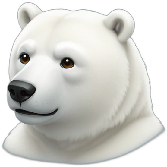 Oso polar emoji