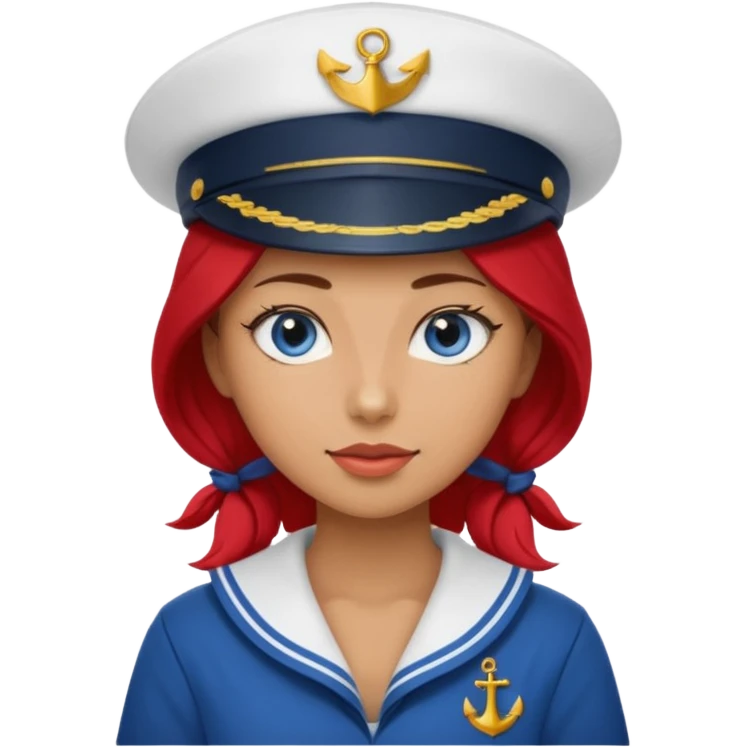 Female sailor emoji