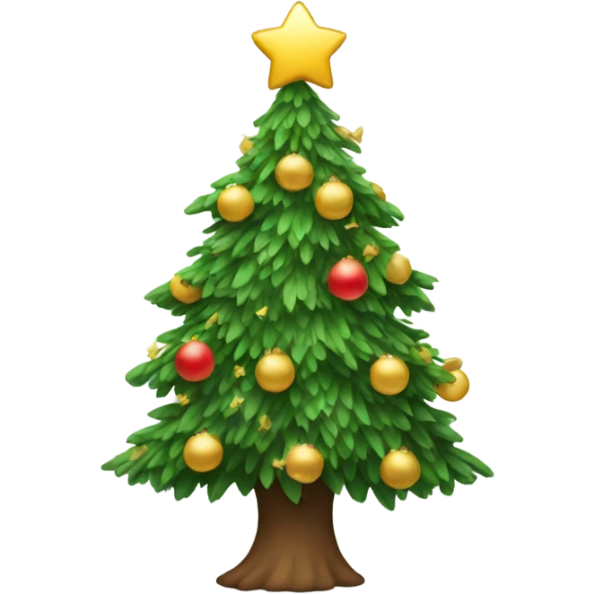 New Year tree emoji