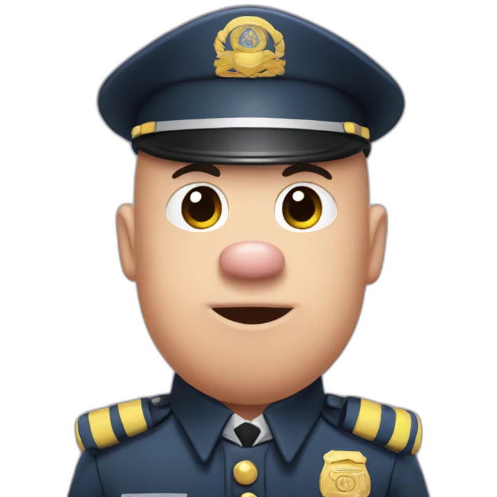 pig officer emoji