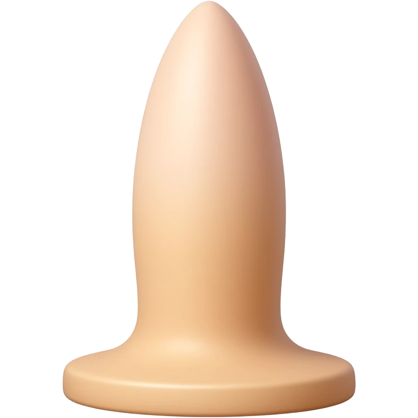 A realistic flesh dildo emoji