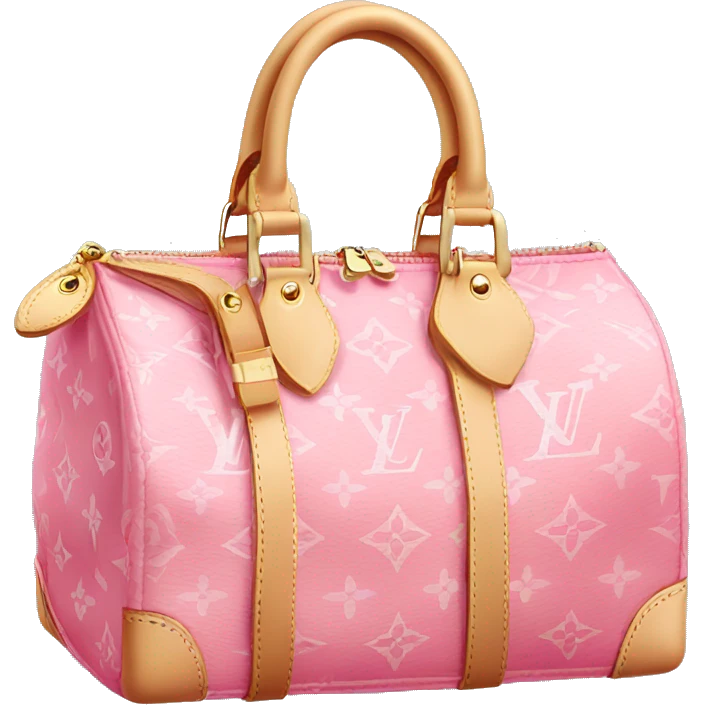 pink louis vuitton bag emoji