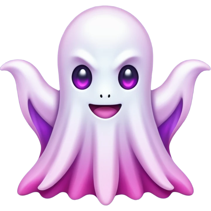 Pokemon legendary purple and pink type ghost emoji