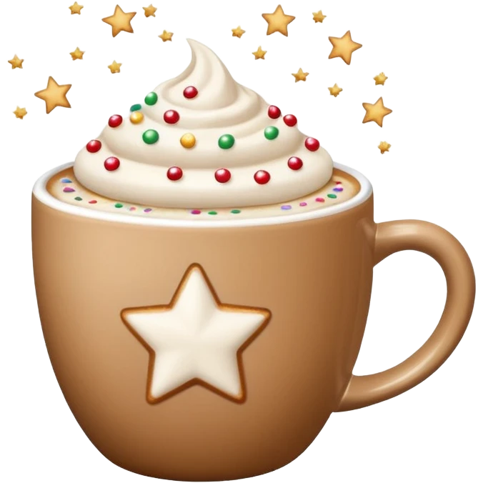 The Star Cappuccino emoji