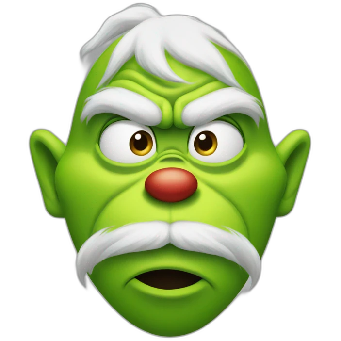 grinch-face emoji