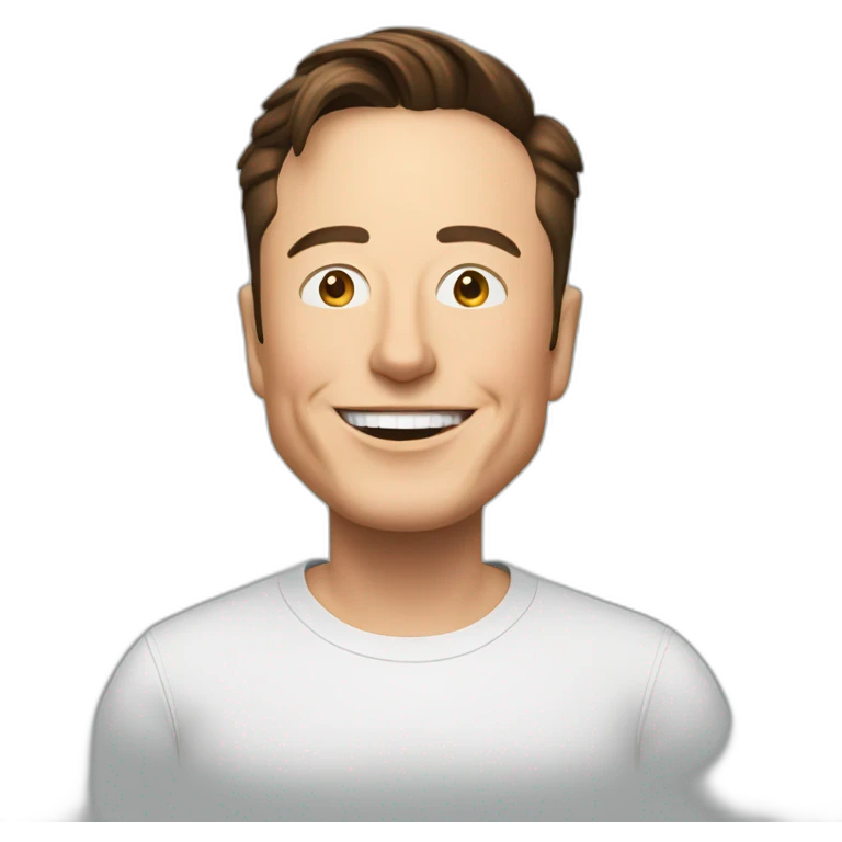 ELON MUSK HAPPIY emoji