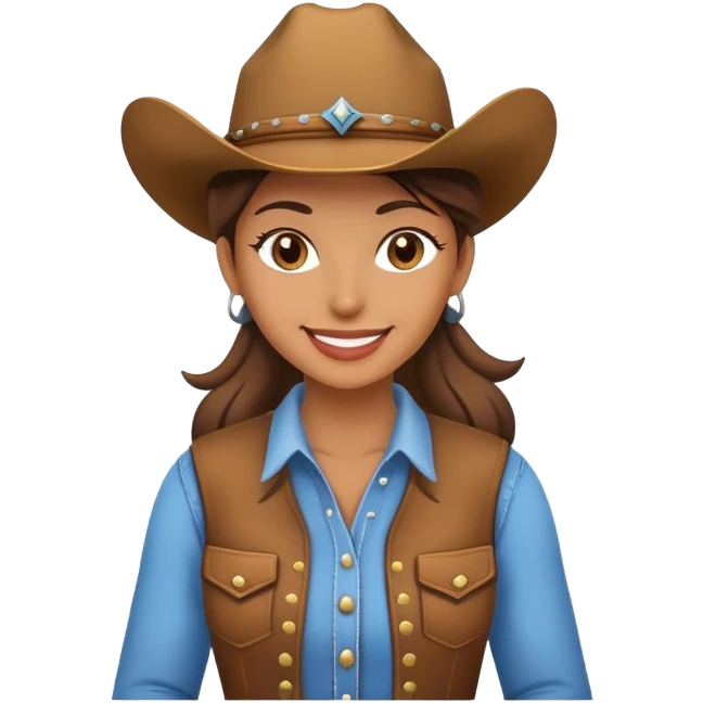 intimate cowgirl pose scene sfw emoji