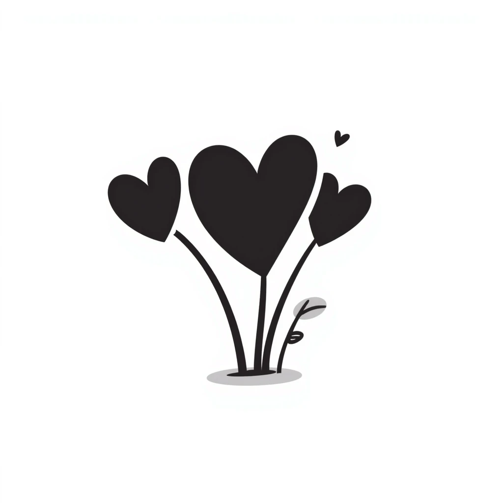three hearts emoji