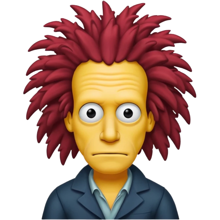 Sideshow Bob, simpson, long nose. emoji