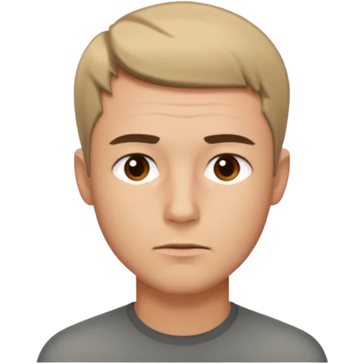Guy with doubts emoji
