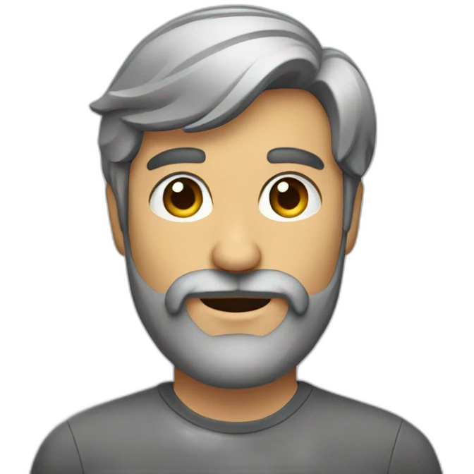programador barba emoji