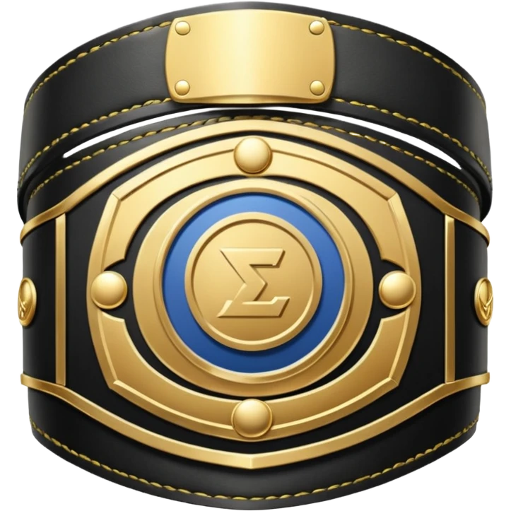 One championship belt emoji