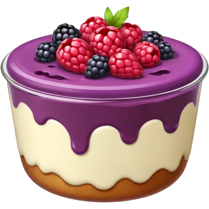 berry pudding emoji