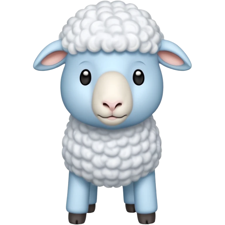 light blue sheep emoji