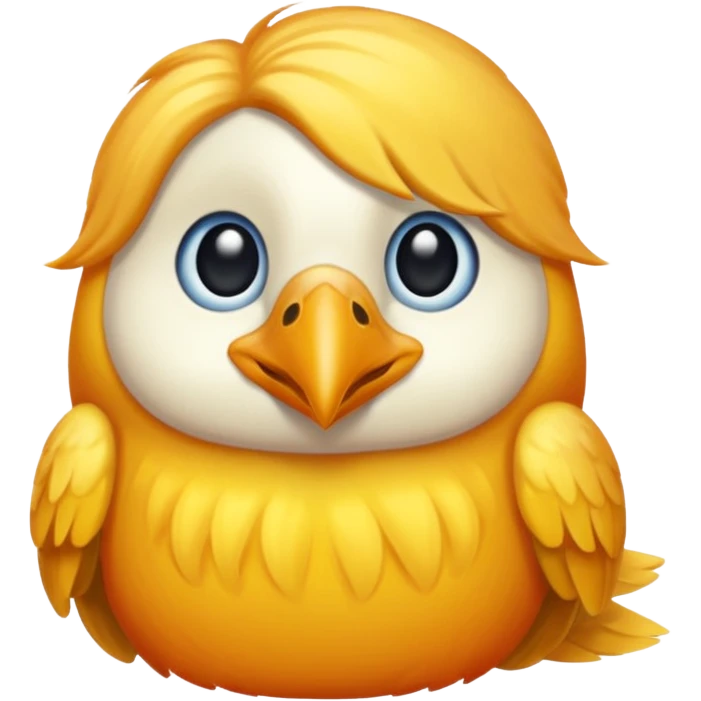  long haired bird emoji