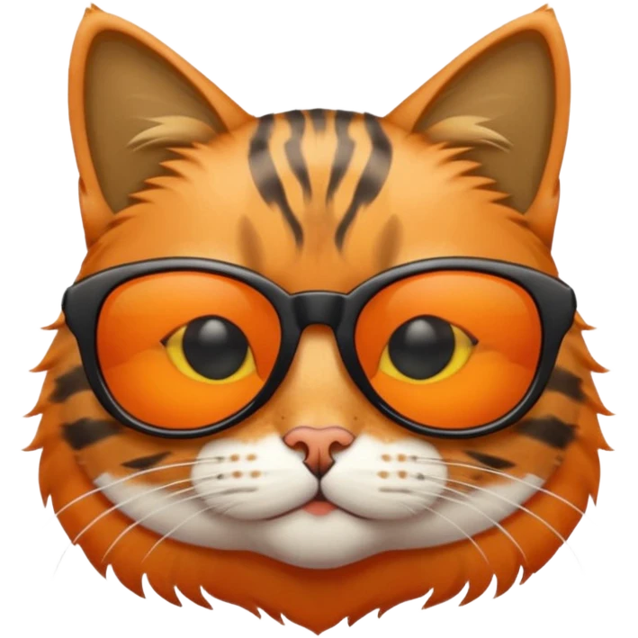 Cat wearing sunglasses emoji