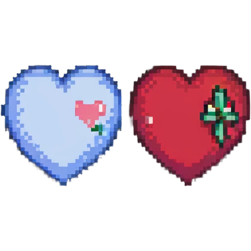 two hearts side by side emoji