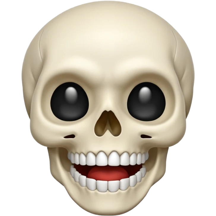 Open mouth skull emoji emoji