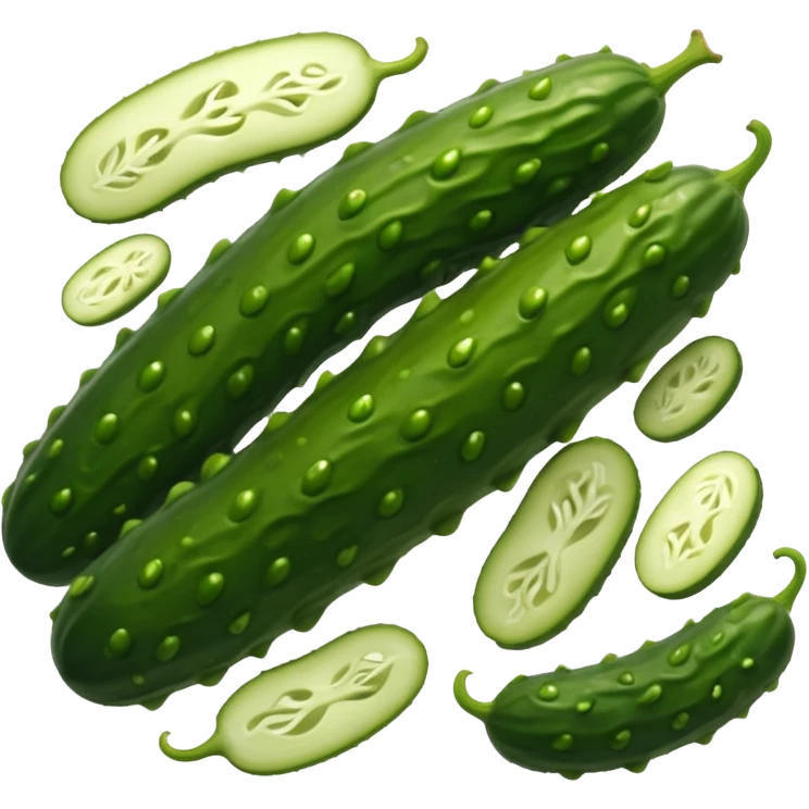 Hallucinogenic pickle emoji