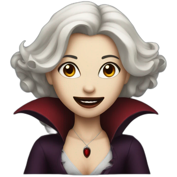 Women vampire emoji