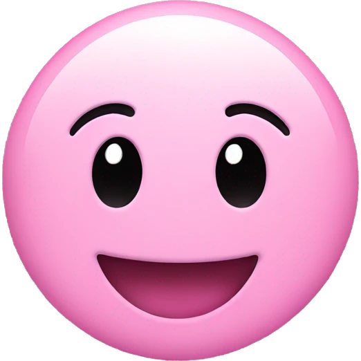 pink smiley face emoji