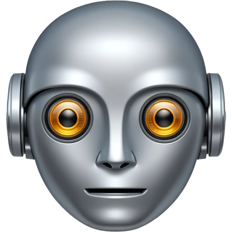 robot face emoji