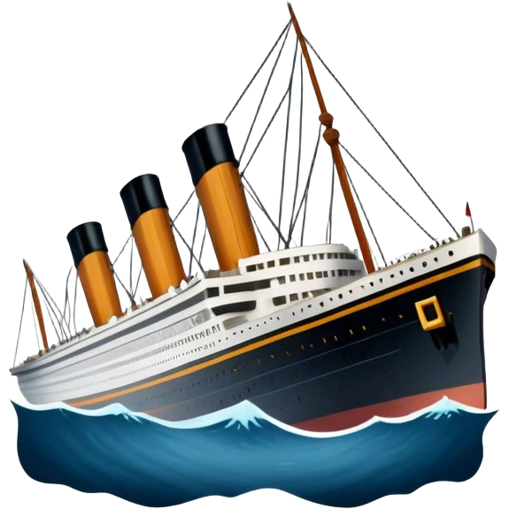 titanic catastrophe emoji
