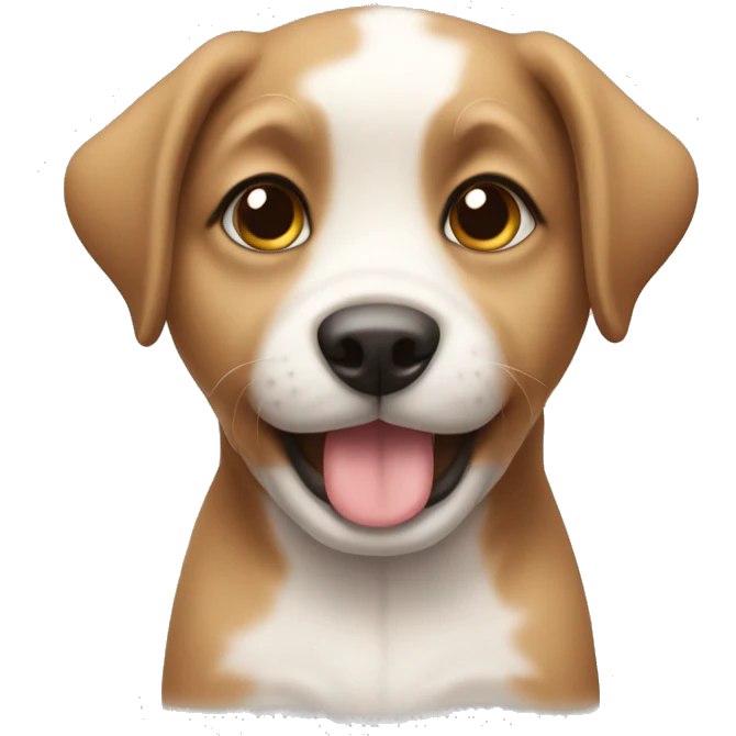 Cute puppy  emoji