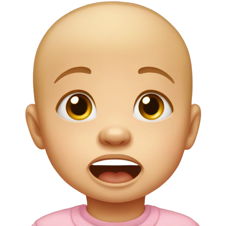 Baby crying emoji