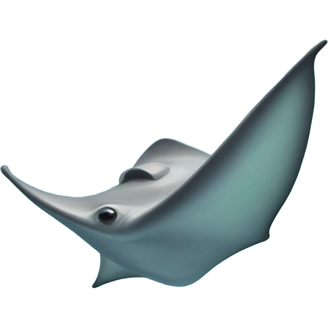 stingray swimming up emoji