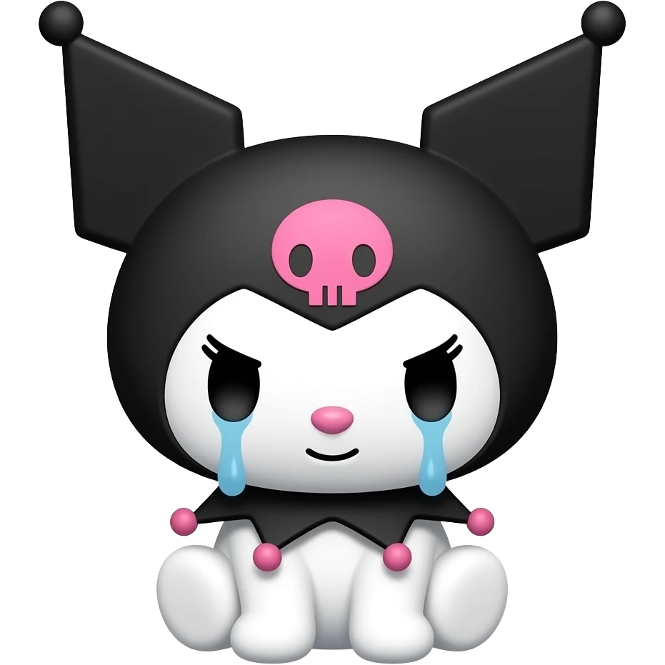 Sad kuromi emoji