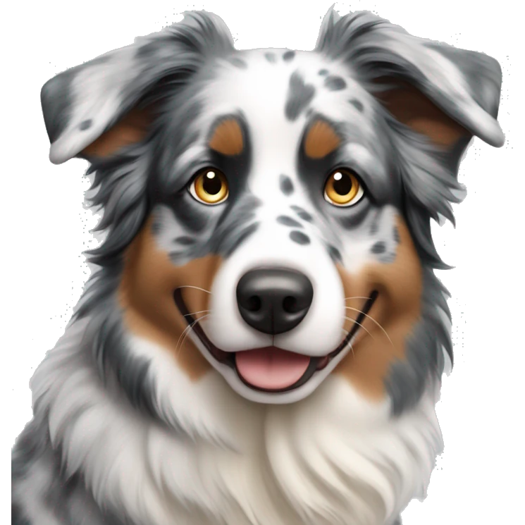 Blue merle australian shepherd  emoji