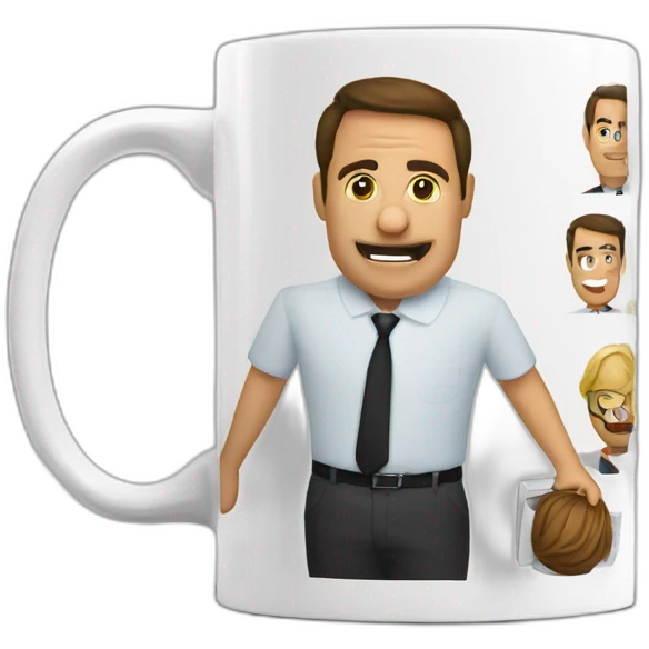 best boss the office series mug emoji