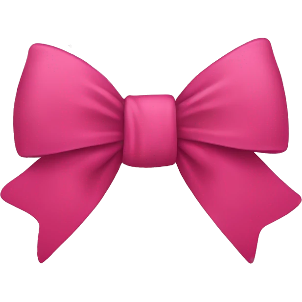 Cute bow emoji