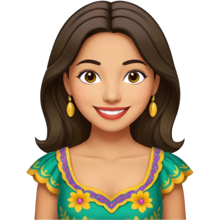 tạo cho tôi nhân vật mirabel trong encanto emoji