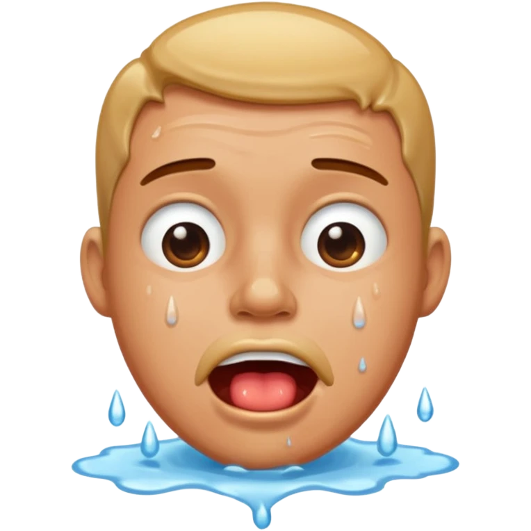 Hombre babeando emoji