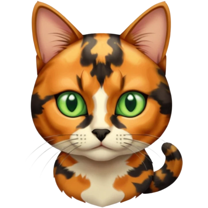 tortoiseshell cat emoji