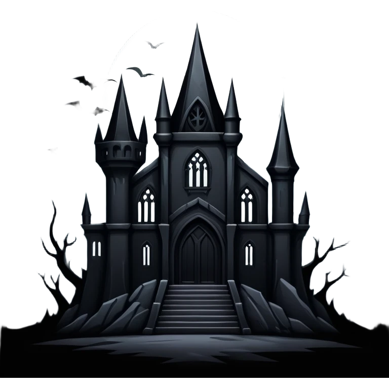 Badass dark gothic edgy scenery  emoji
