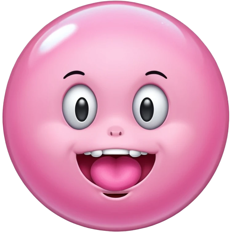 used bubble gum emoji