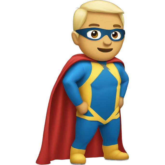 super hero cape emoji
