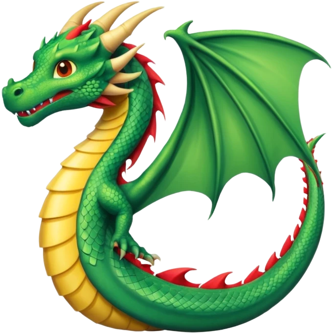 Dragon tail emoji