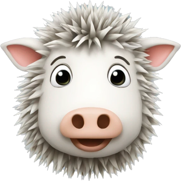 igel und kuh als freunde emoji